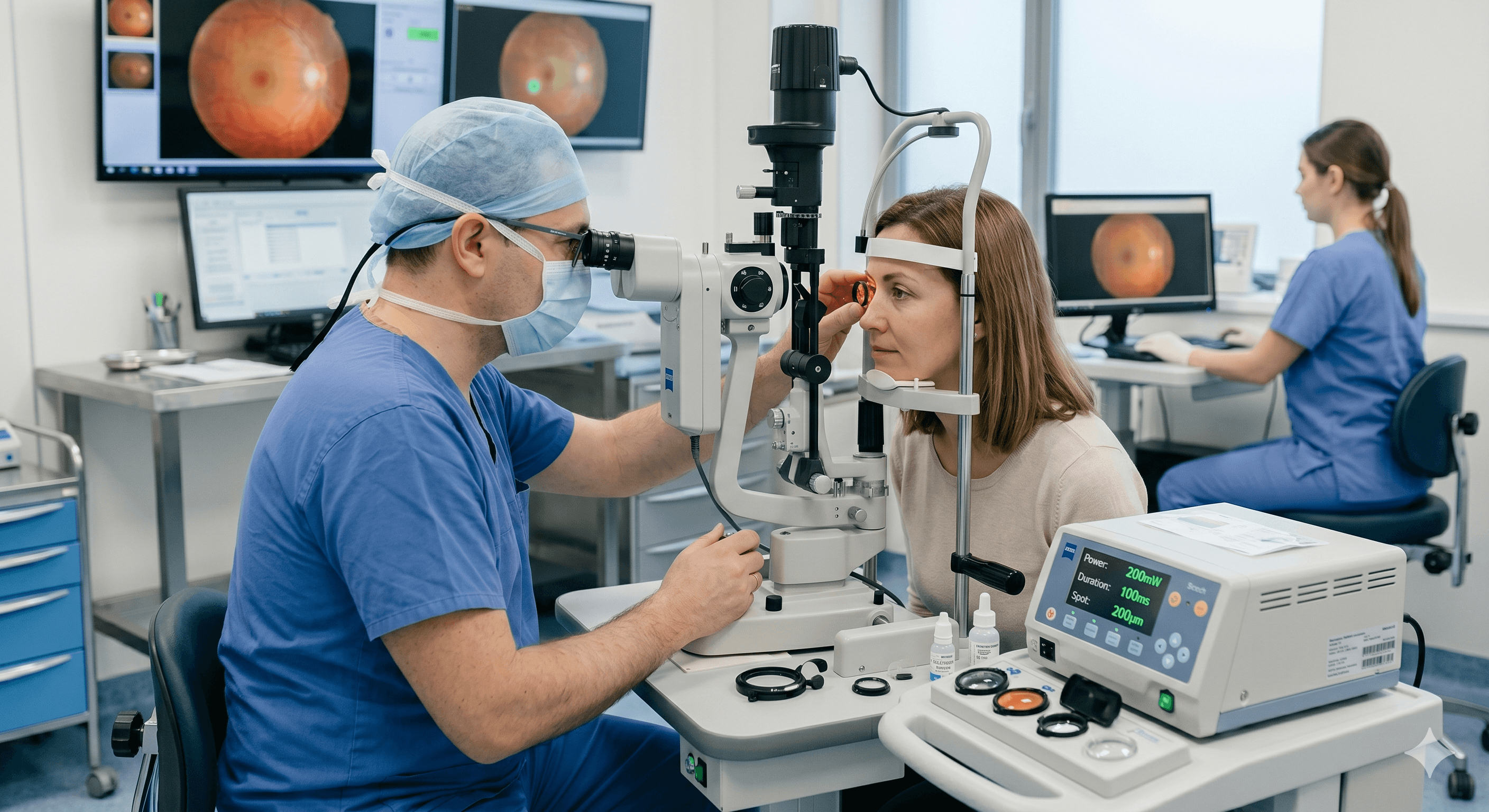 Laser para retina
